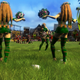 Illustration for article titled Blood Bowl Cheerleader Battle: Wood Elves Versus Chaos